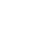 A white line drawing of a stylized leaf or feather.